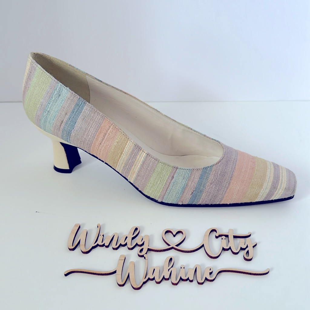 Stuart Weitzman Multicolor Pastel Pumps Sz 8